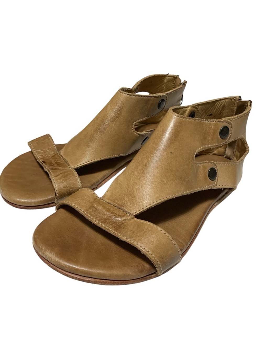 Bed Stu Strappy Leather Ankle sotoSandals